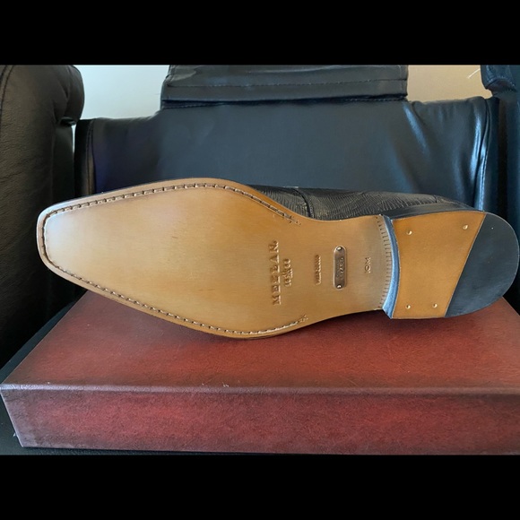 Mezlan Genuine Lizard Loafers - Picture 5 of 8